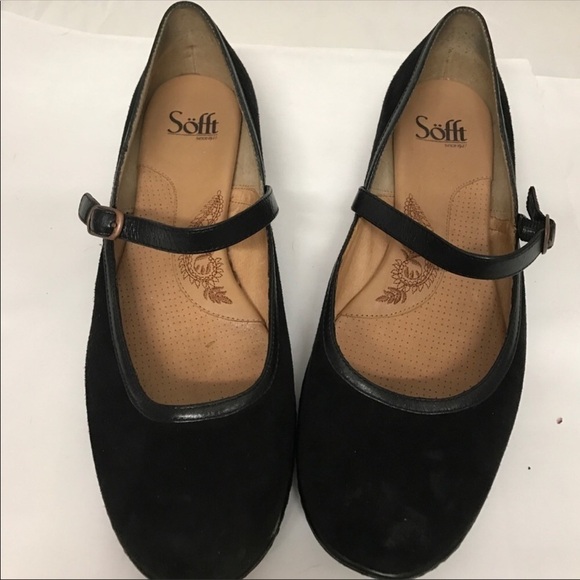 SOFFT Black Mary Jane’s Size 10W - Picture 1 of 4